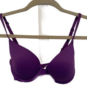 Pink Victoria’s Secret Wear Everywhere Purple Push Up Bra